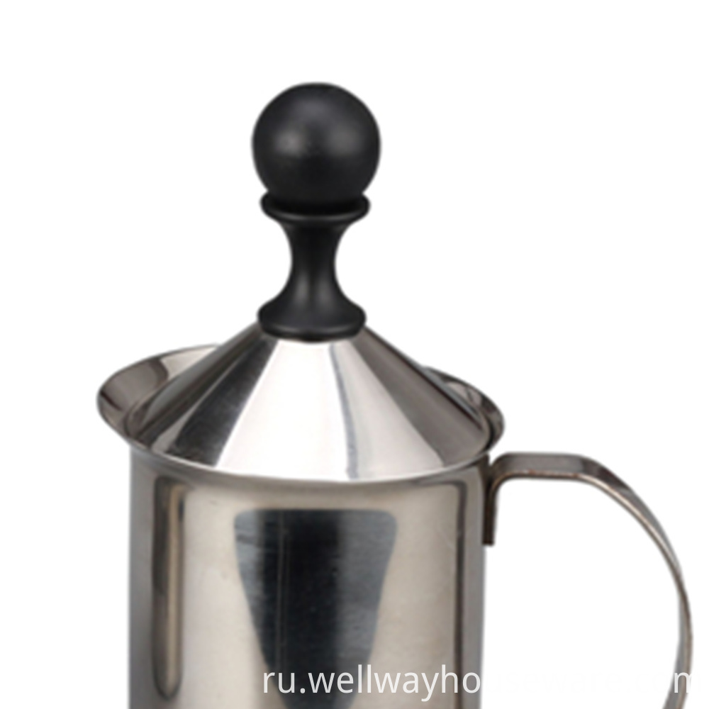 Чашка пенообразователя кофе из нержавеющей стали с двойной сеткой Stainless Steel Double Mesh Coffee Milk Foamer Cup